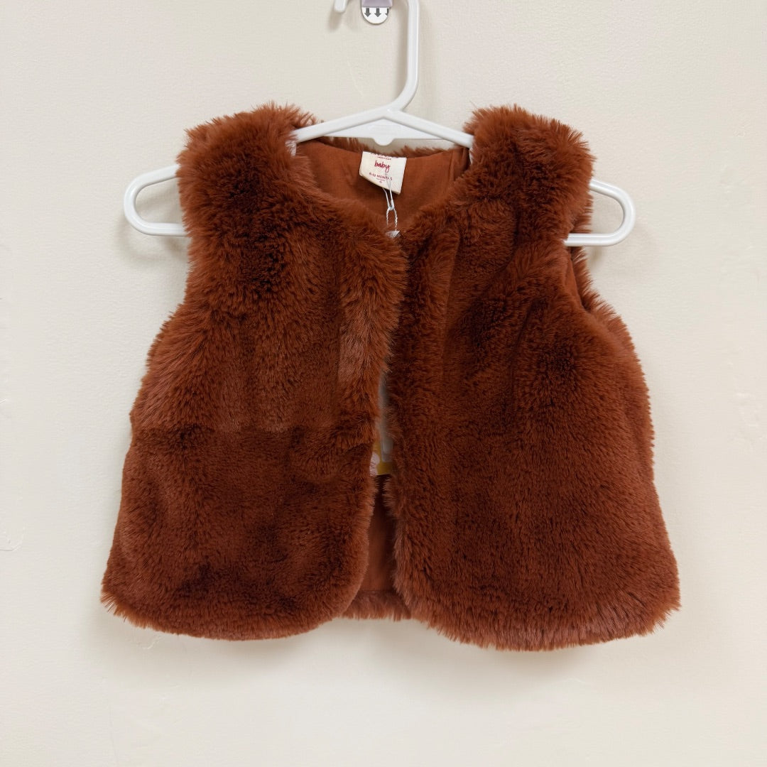 Seed Fluffy Vest - Size 0