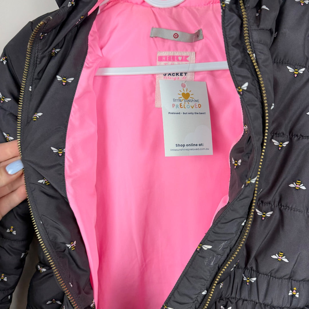 Target Puffer Jacket - Size 6
