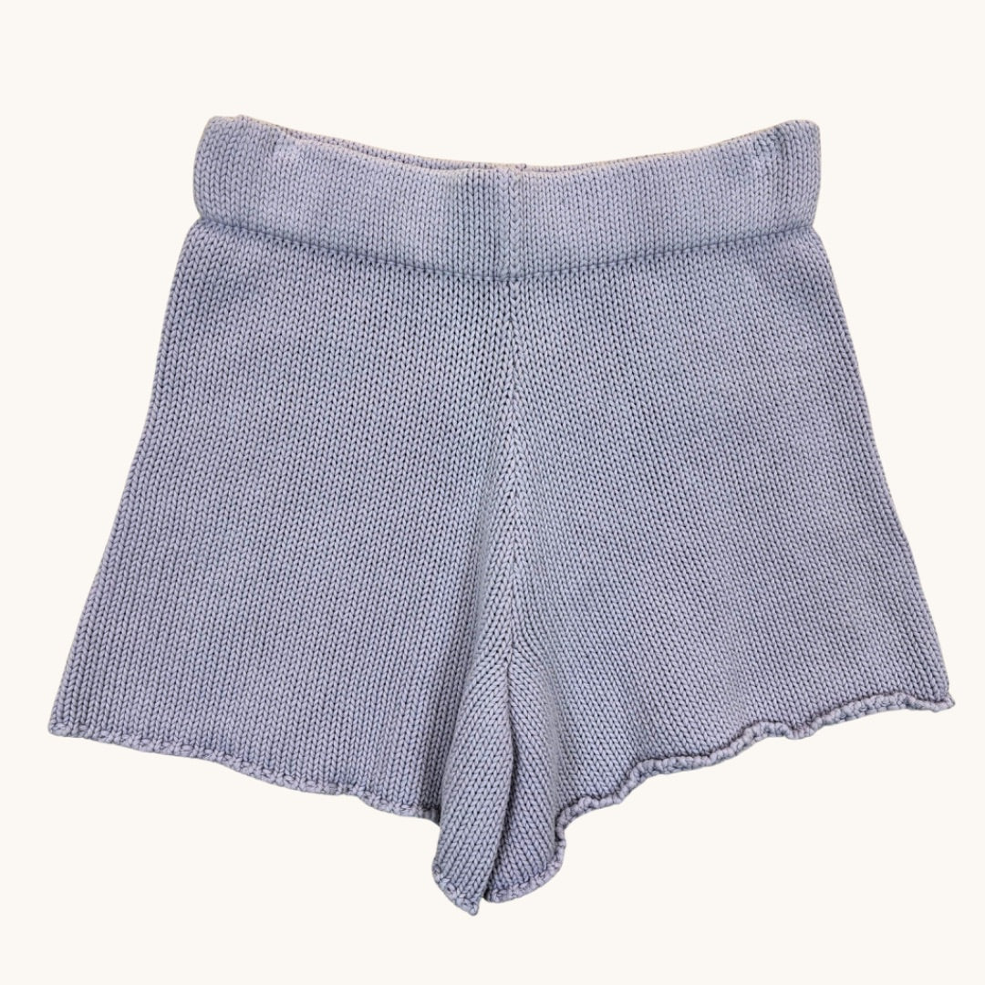 Subtitled Knit Shorts - Size S