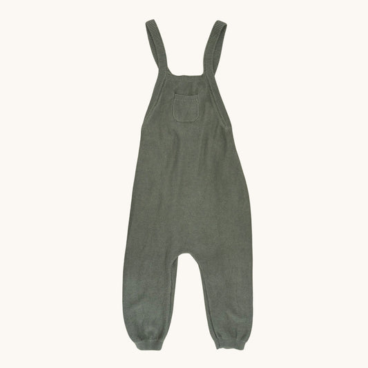 Quincy Mae Knit Overalls, Size 2-3