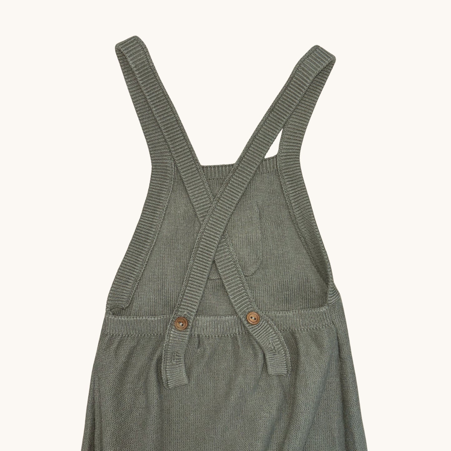 Quincy Mae Knit Overalls, Size 2-3