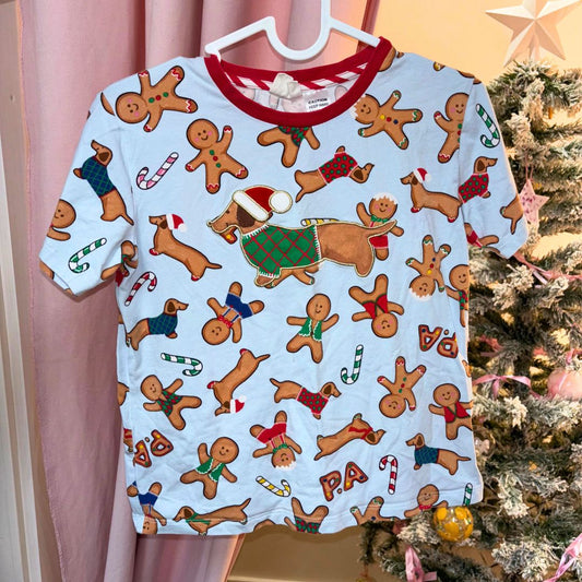 Peter Alexander Xmas PJ Top - Size 8