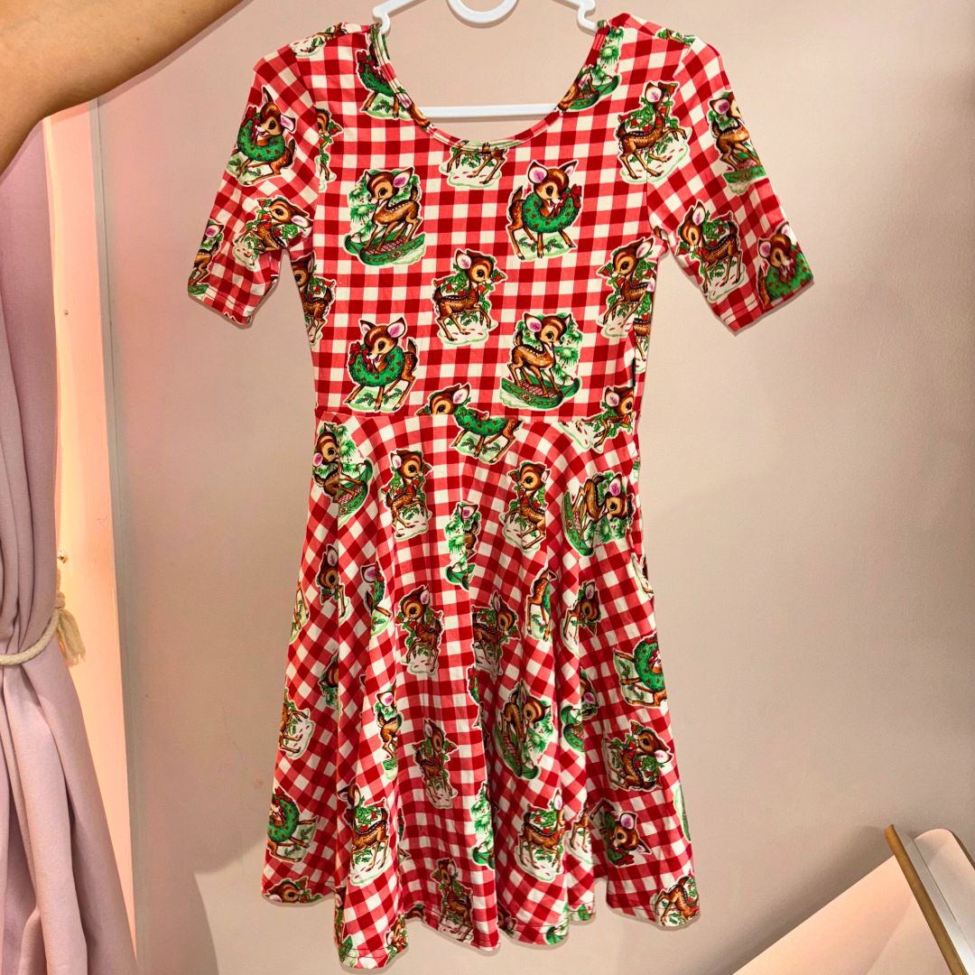 Rock Your Kid Xmas Dress - Size 8