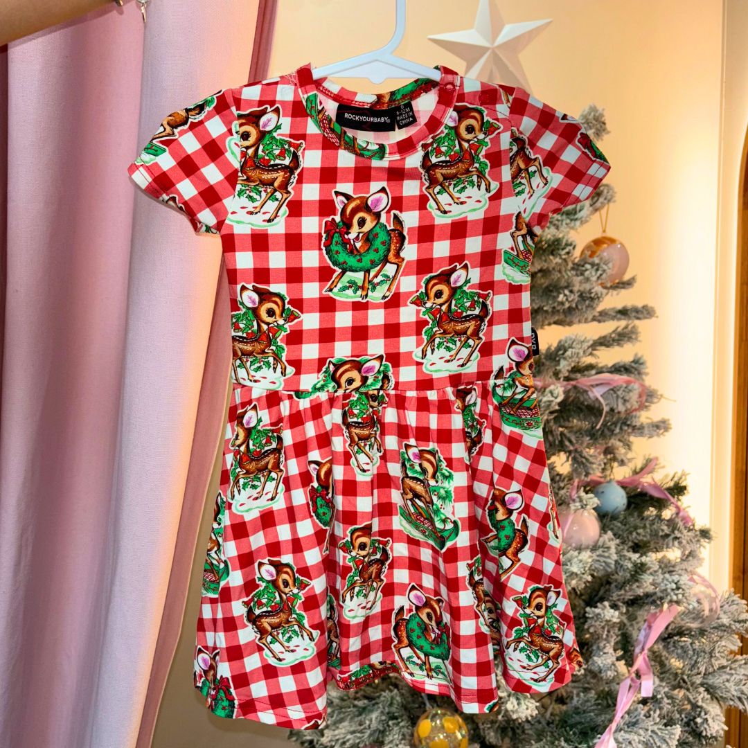 Rock Your Kid Xmas Dress - Size 0