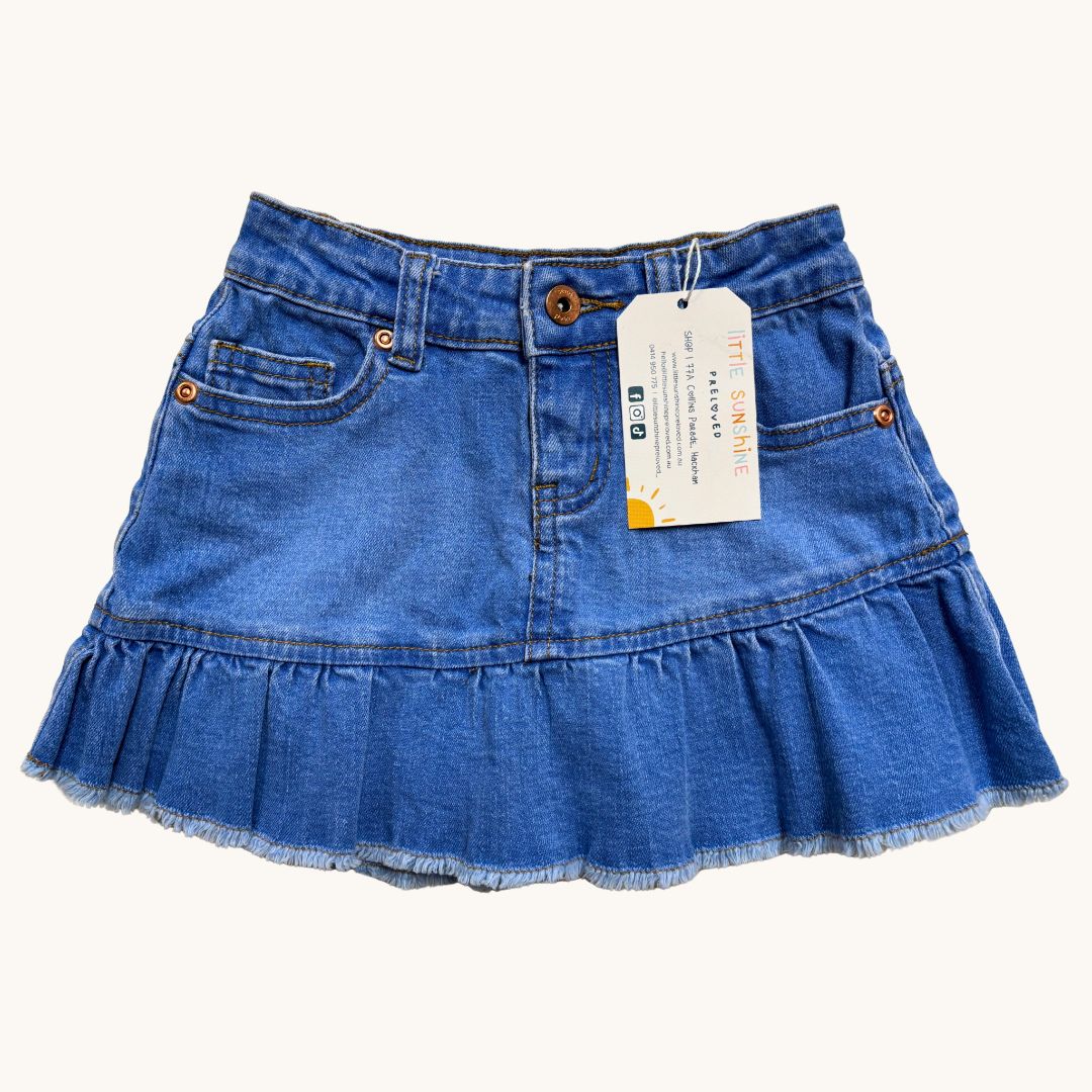 Seed Denim Skirt - Size 4