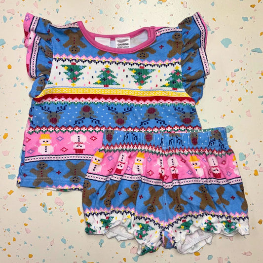 Baby Berry Xmas PJ Set - Size 0