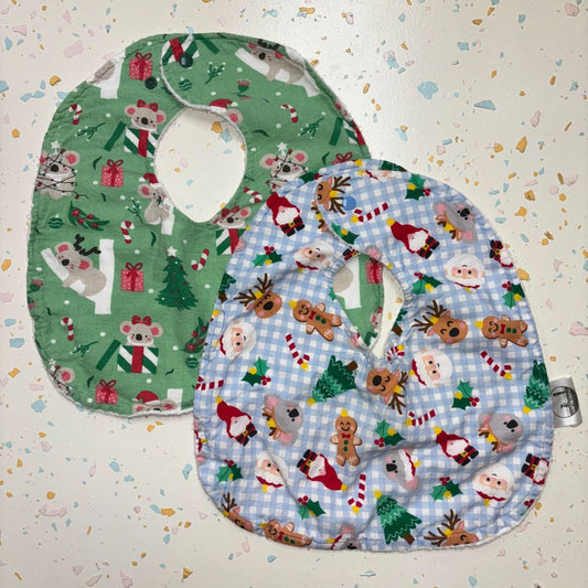 Sweet Tulip Creations Xmas Bibs x2 -