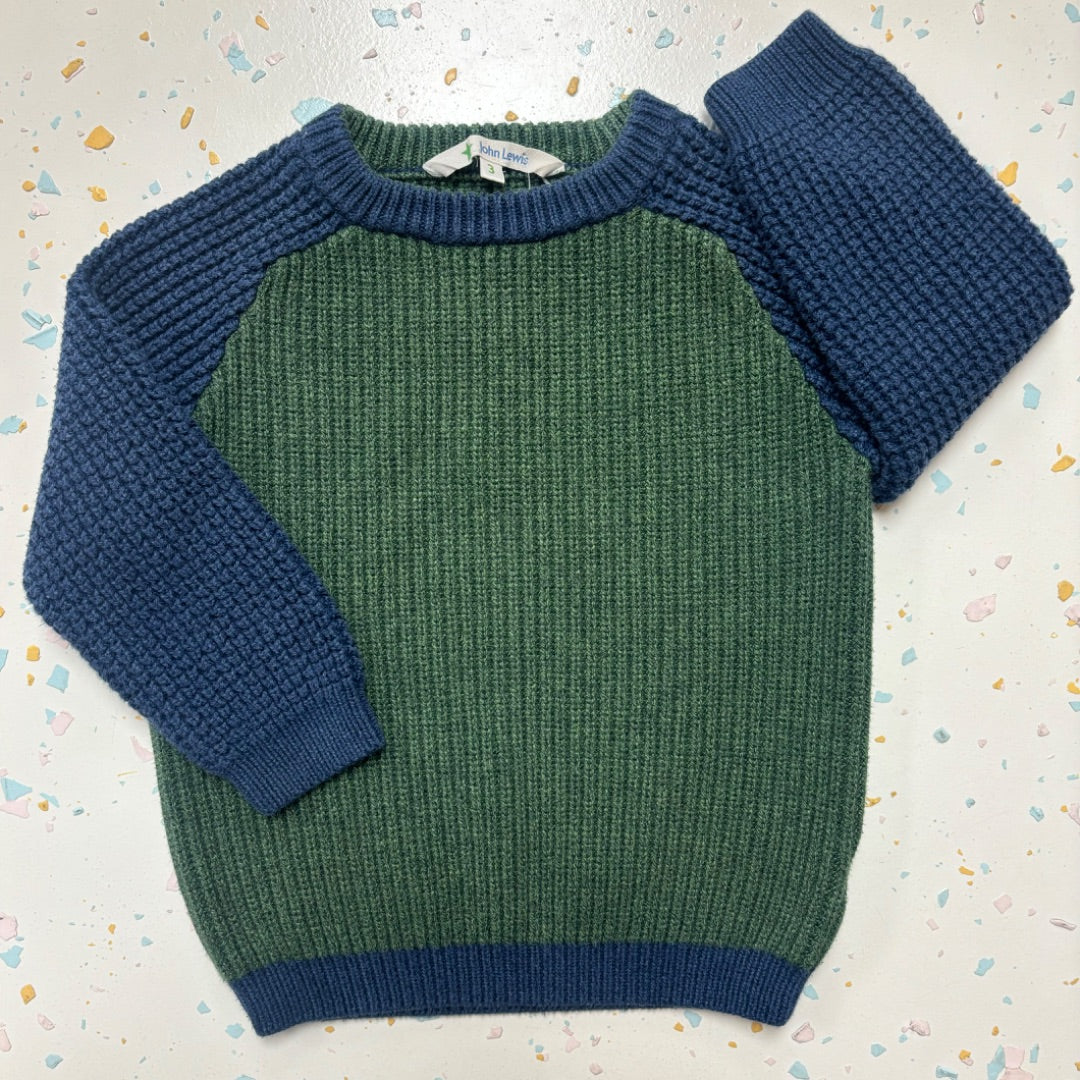 John Lewis Knit Jumper - Size 3
