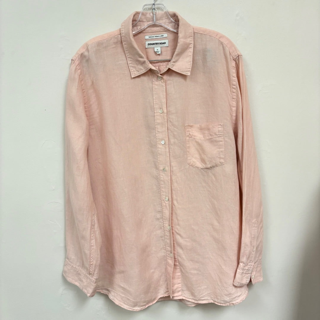 Country Road Linen Shirt - Size 14