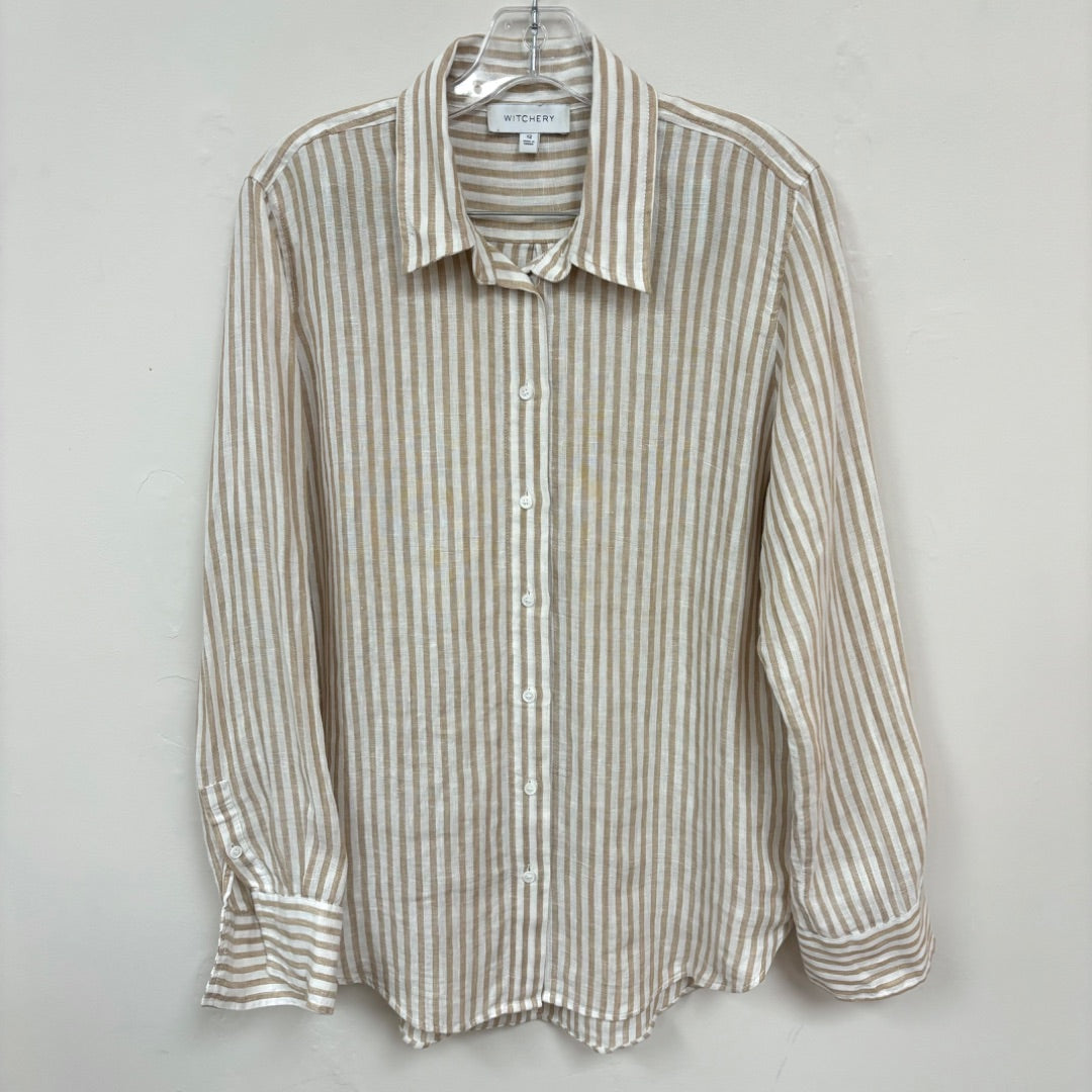 Witchery Linen Shirt - Size 12