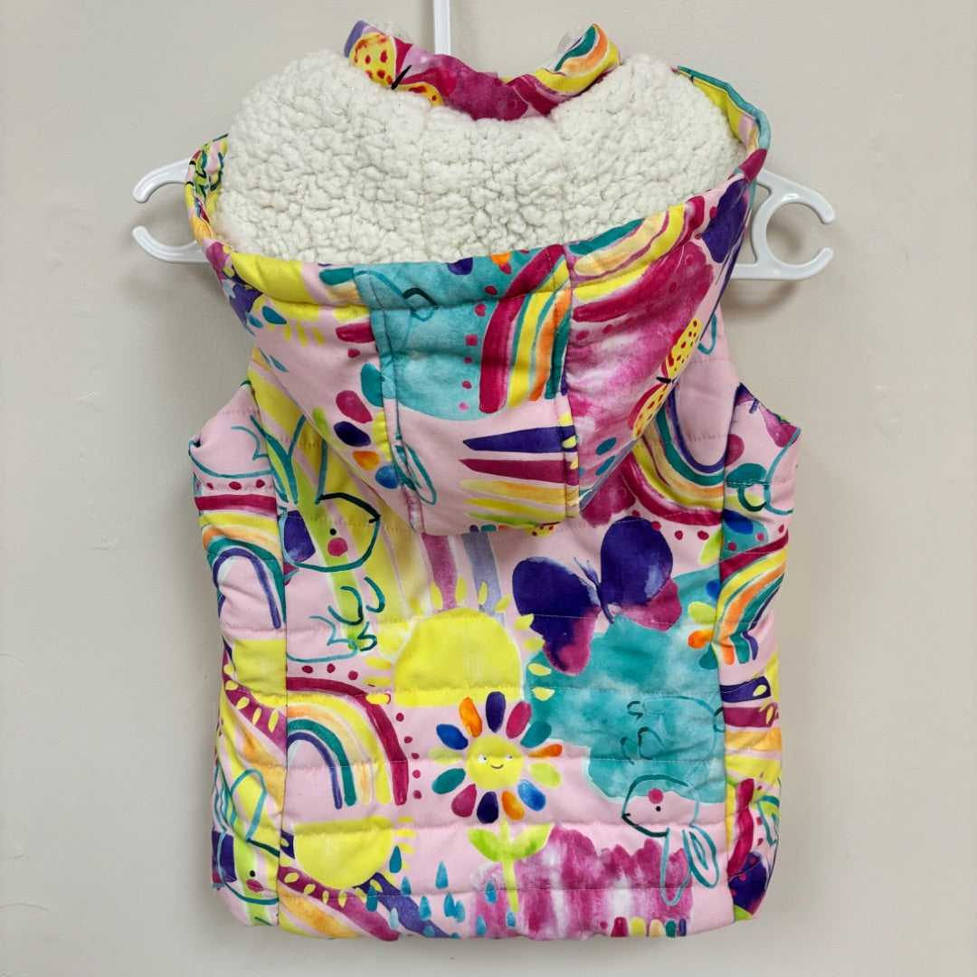Milkshake Puffer Vest - Size 4