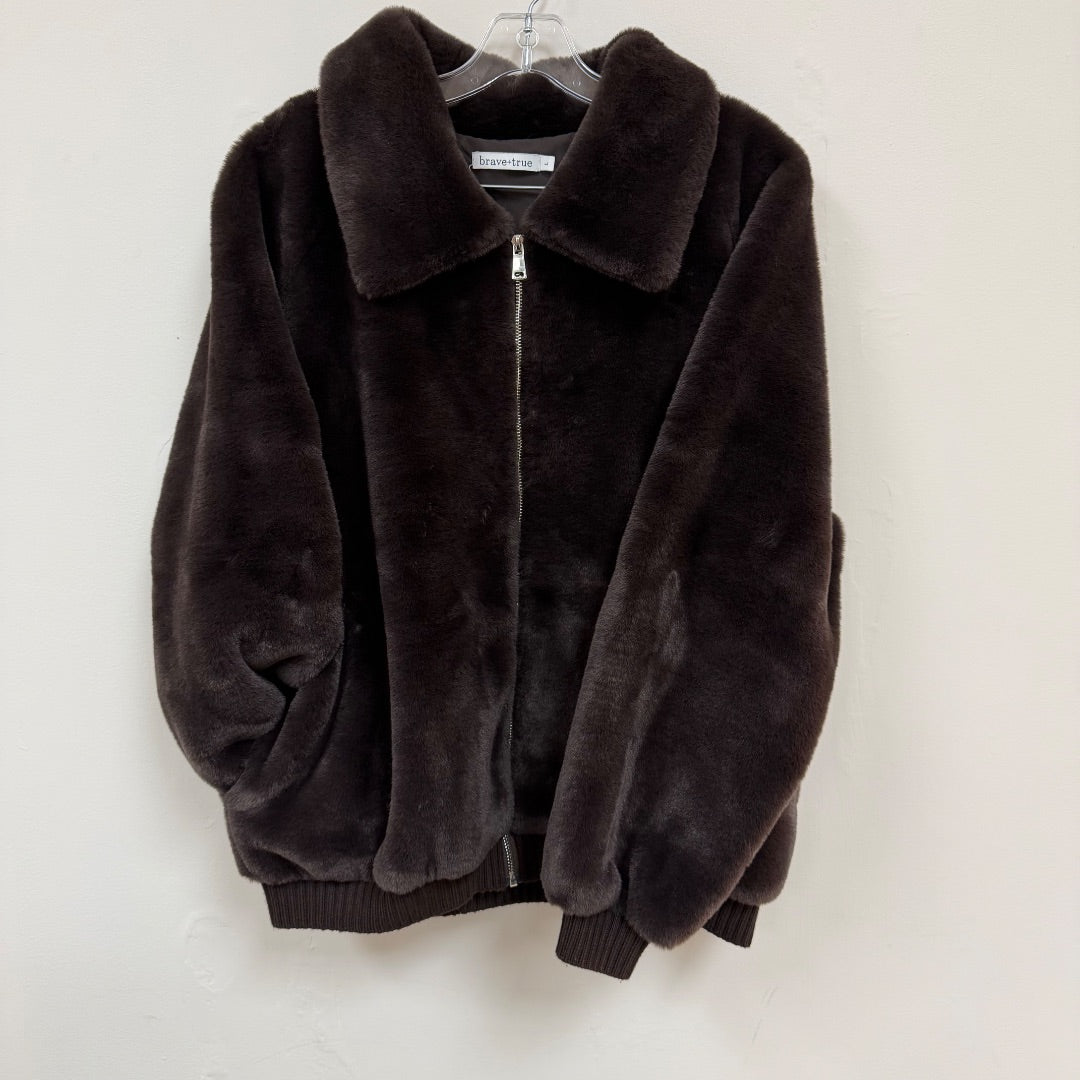 Brave + True Fluffy Jacket - Size L