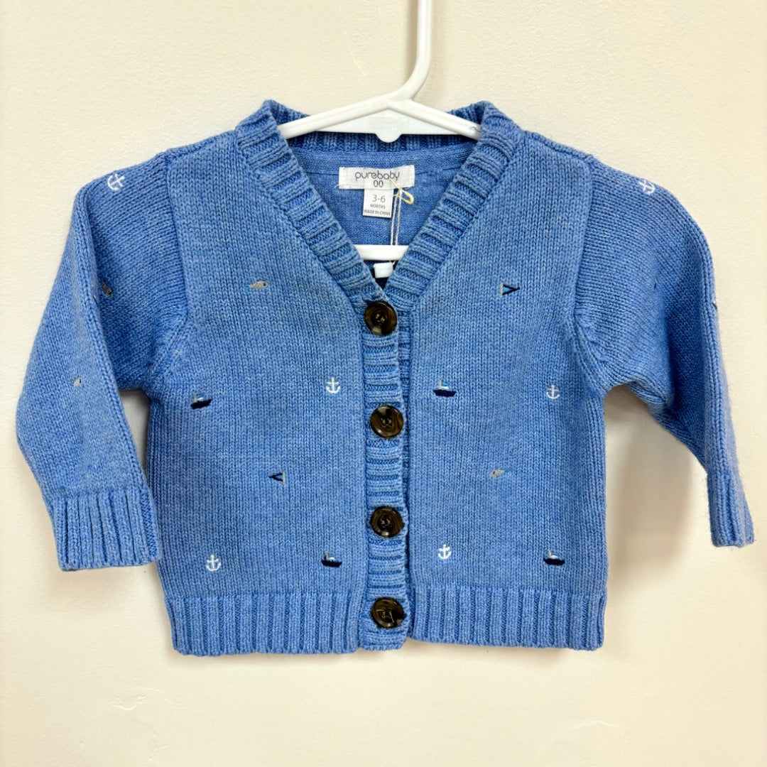 Purebaby Cardigan - Size 00