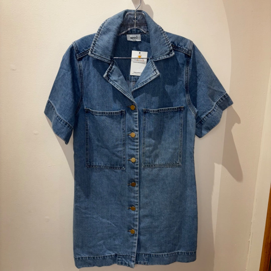 Seed Denim Dress - Size 6