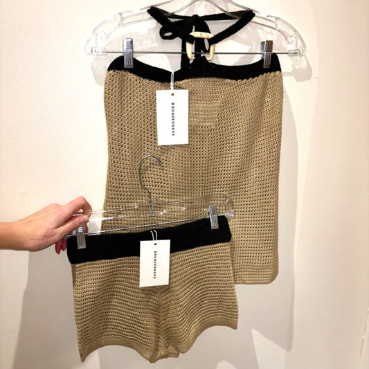 Bronze Snake Knit Set BNWT - Size 8