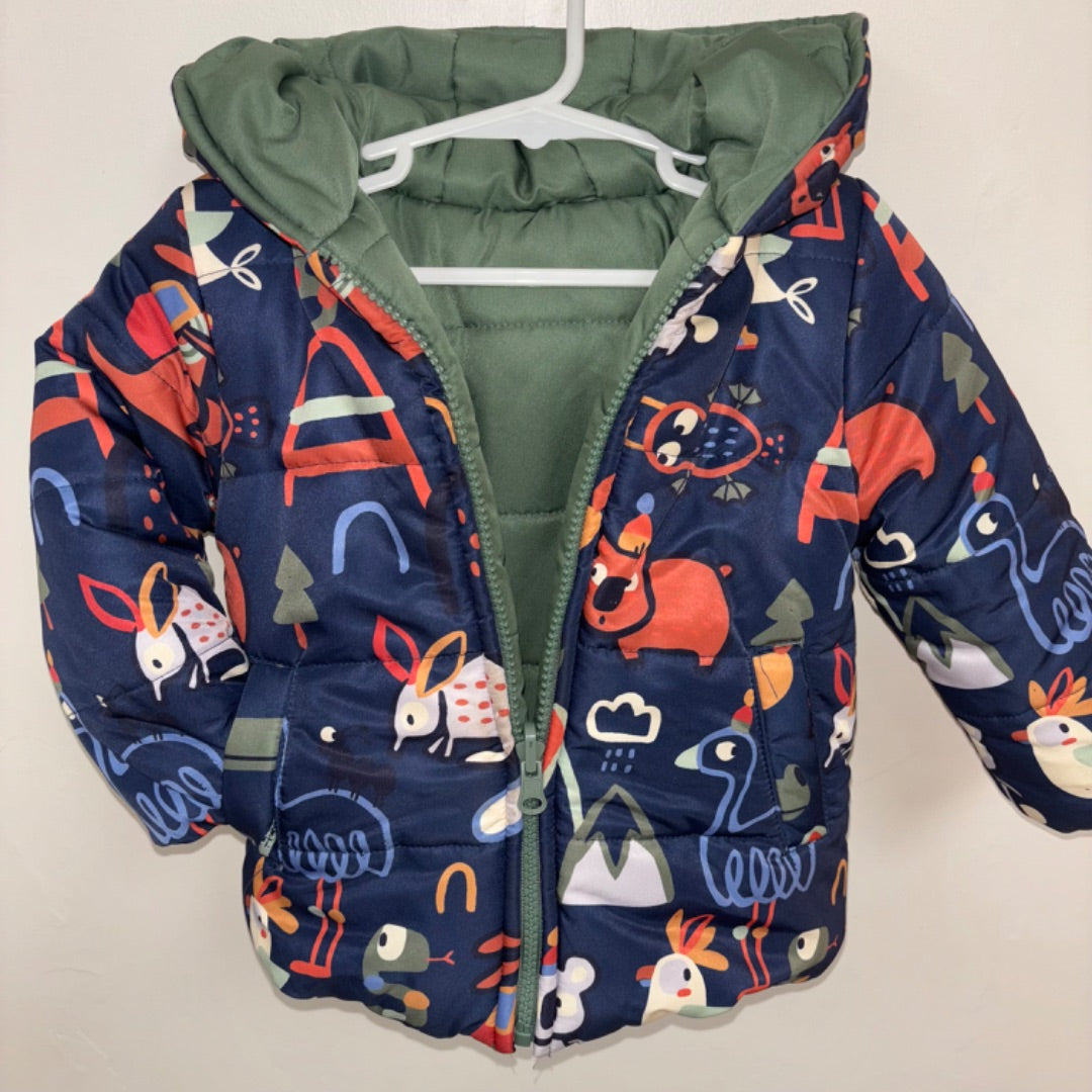 Jack & Milly Puffer Jacket - Size 2