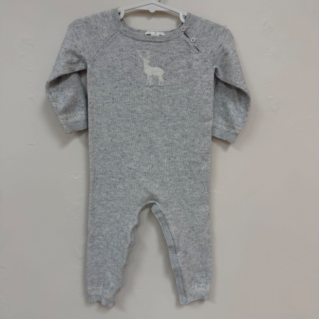 Purebaby Knit Onesie - Size 0