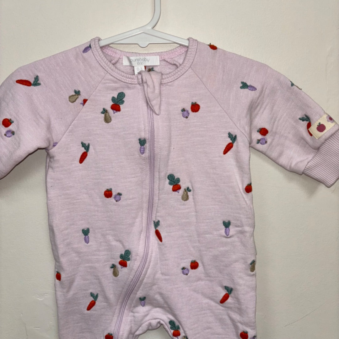 Purebaby Onesie - Size 000
