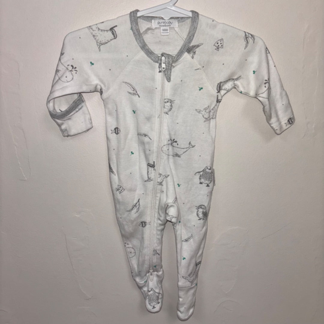 Purebaby Onesie - Size 0000