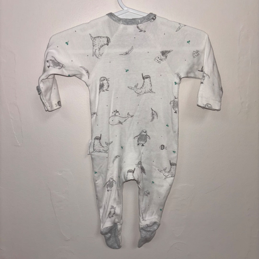 Purebaby Onesie - Size 0000
