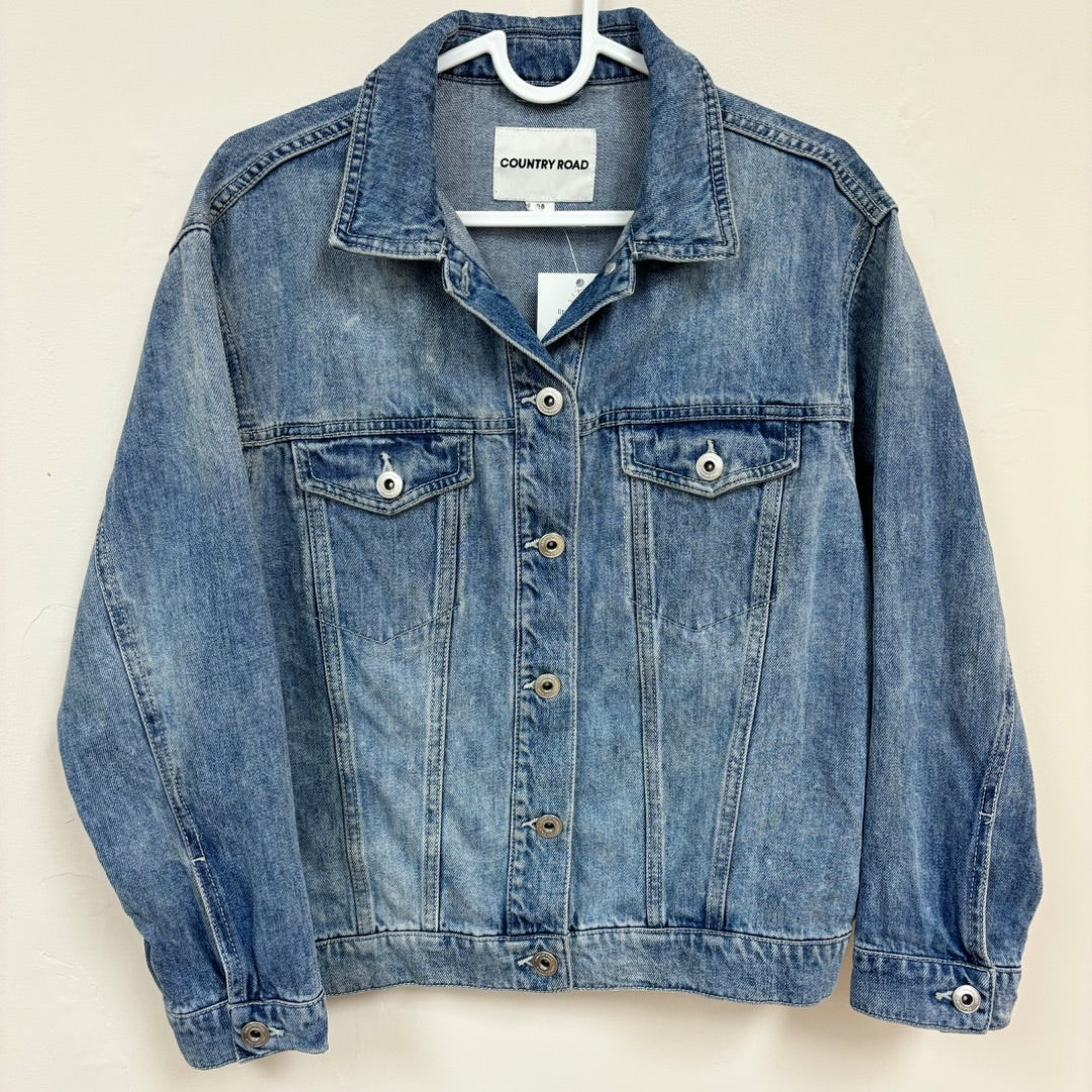 Country Road Denim Jacket - Size 8
