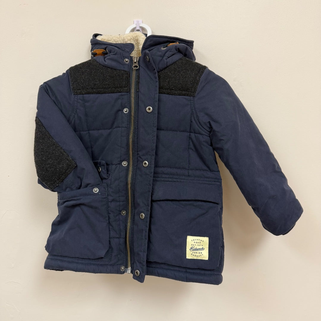 Country Road Puffer Jacket - Size 2-3