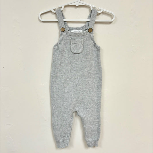 Purebaby Knit Overalls - Size 00