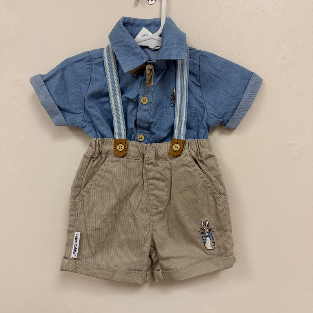 Peter Rabbit Overall Set - Size 00