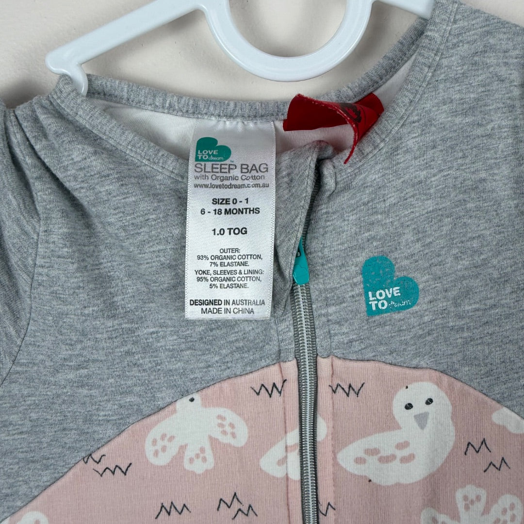 Love to Dream Sleeping Bag 1.0 Tog - Size 0-1