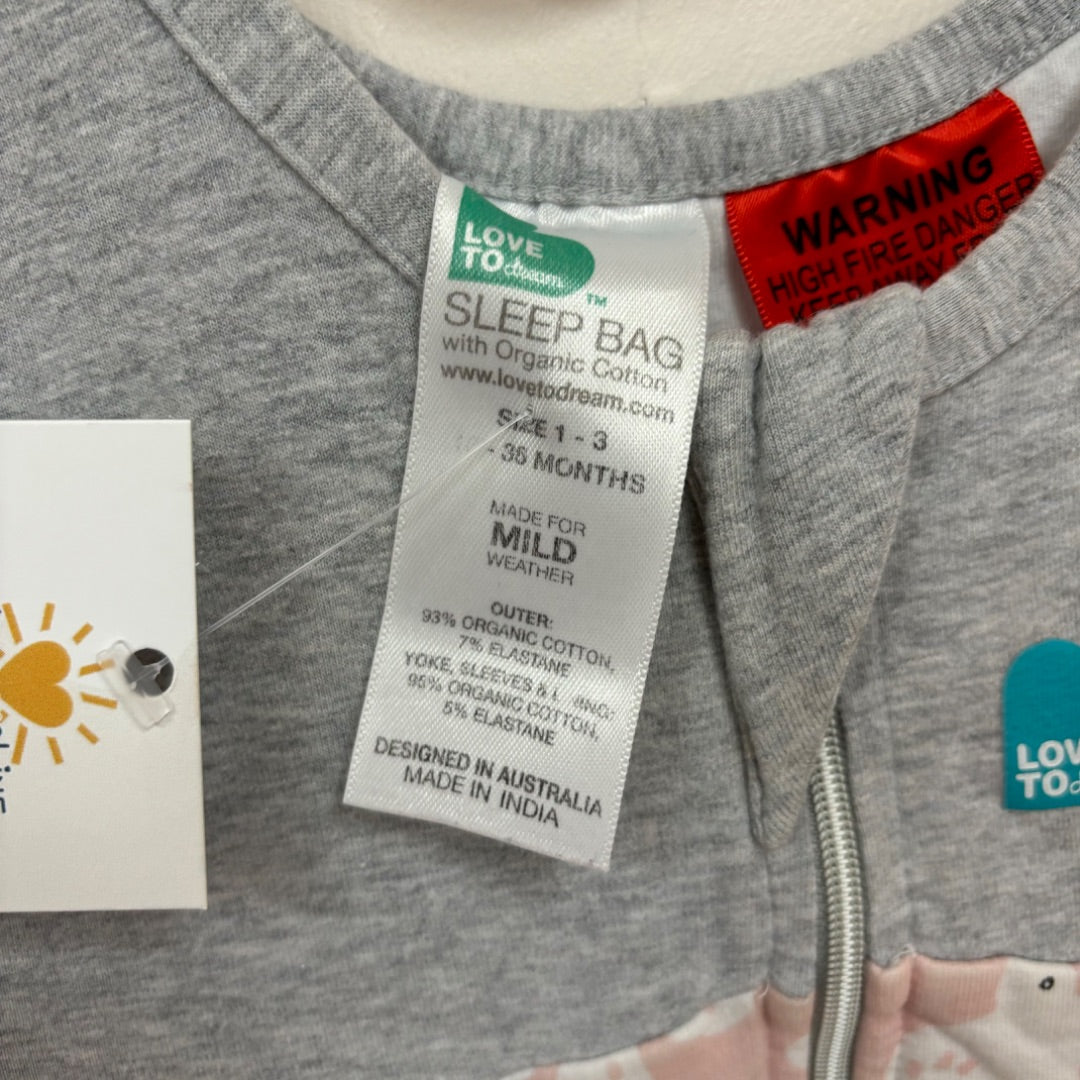 Love to Dream Sleeping Bag Moderate Weather - Size 1-3