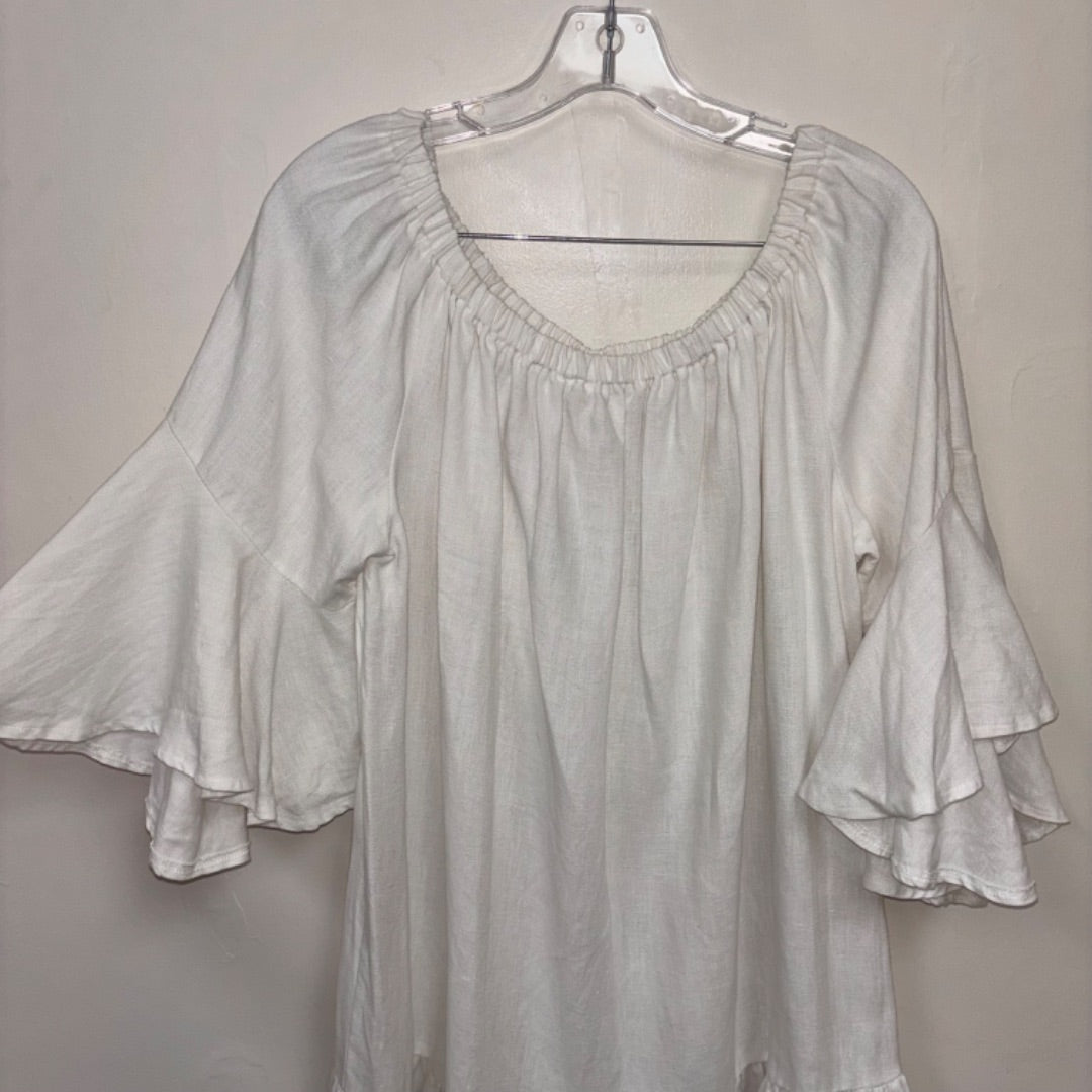 Little Lies Linen Dress - Size 12