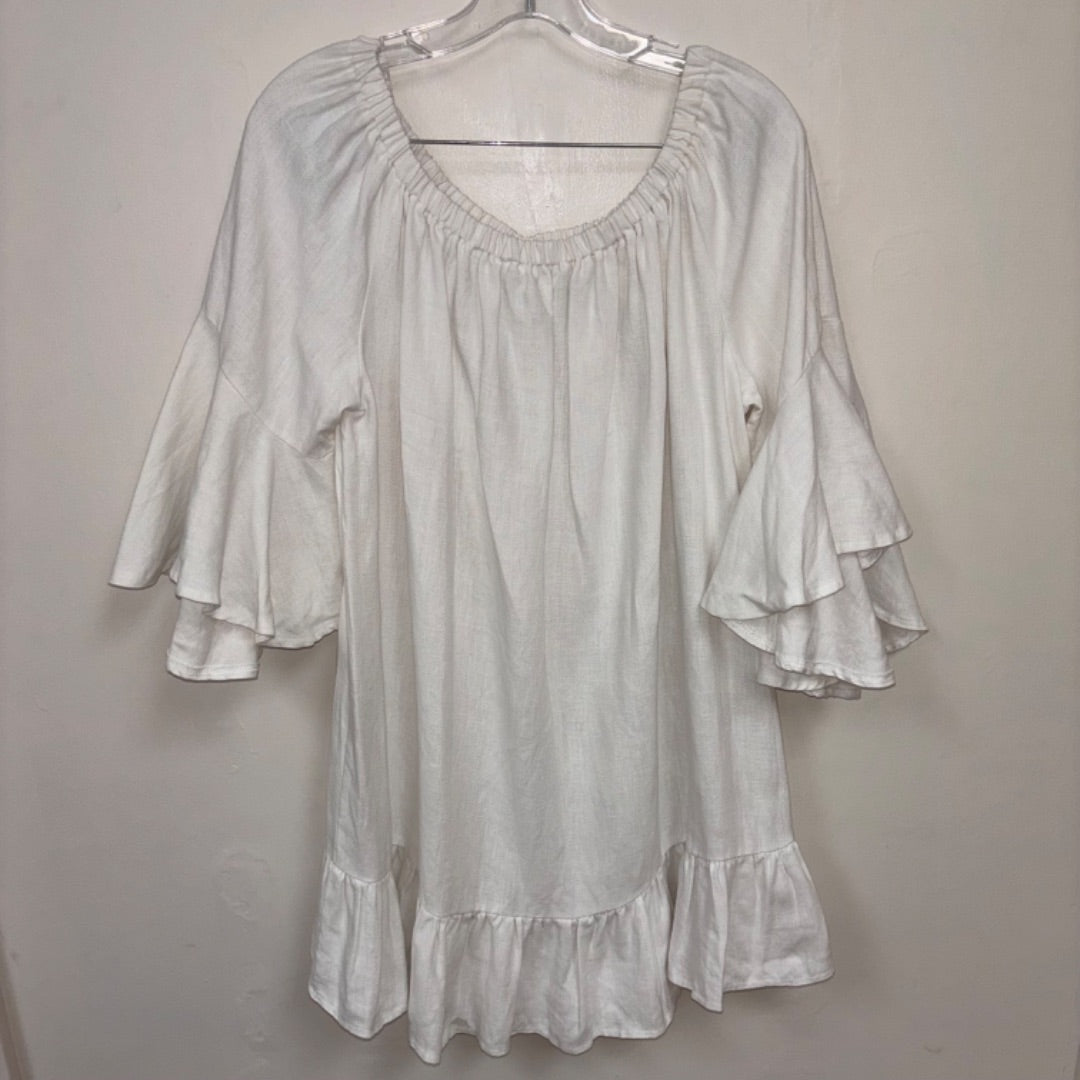 Little Lies Linen Dress - Size 12