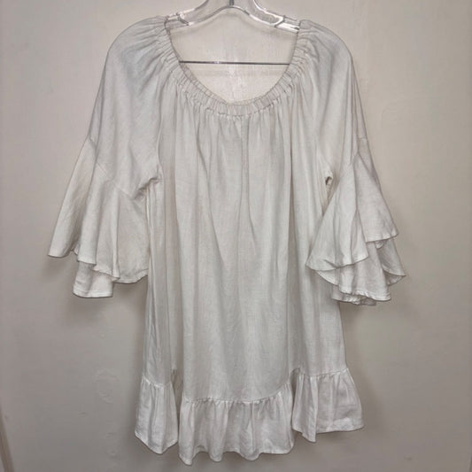 Little Lies Linen Dress - Size 12