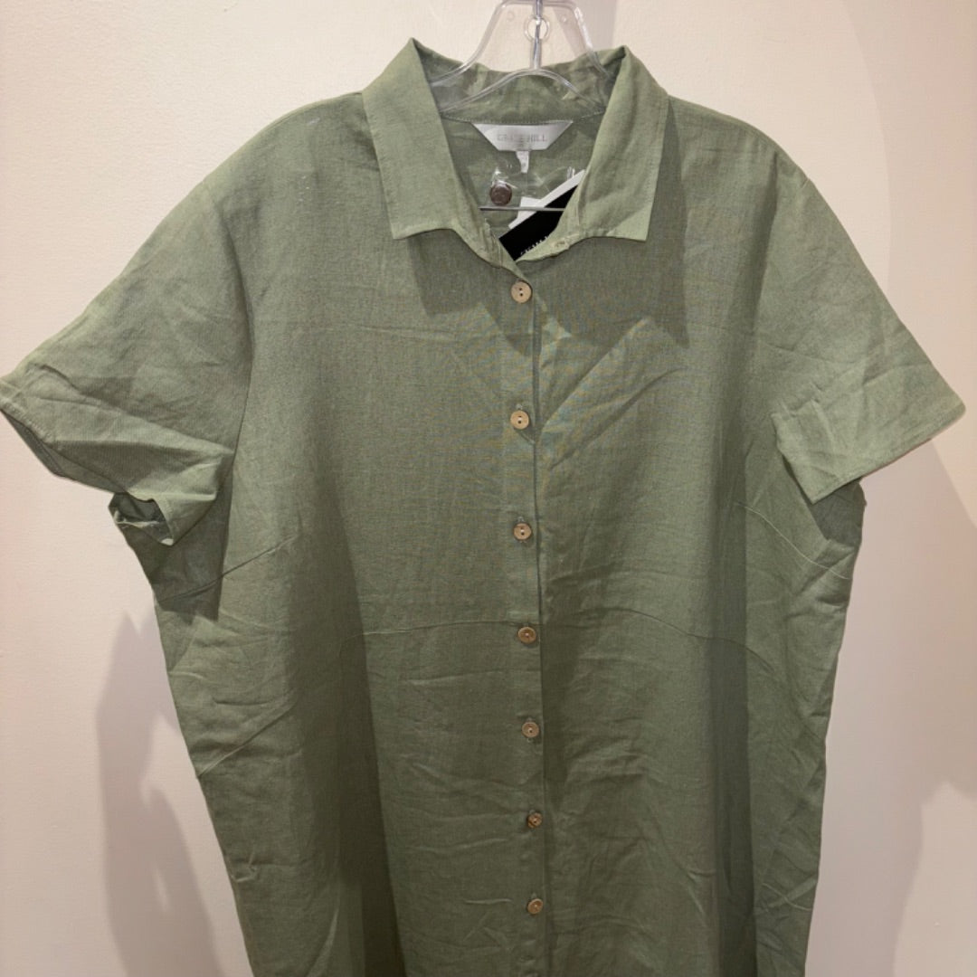 Grace Hill Linen Dress BNWT - Size 18