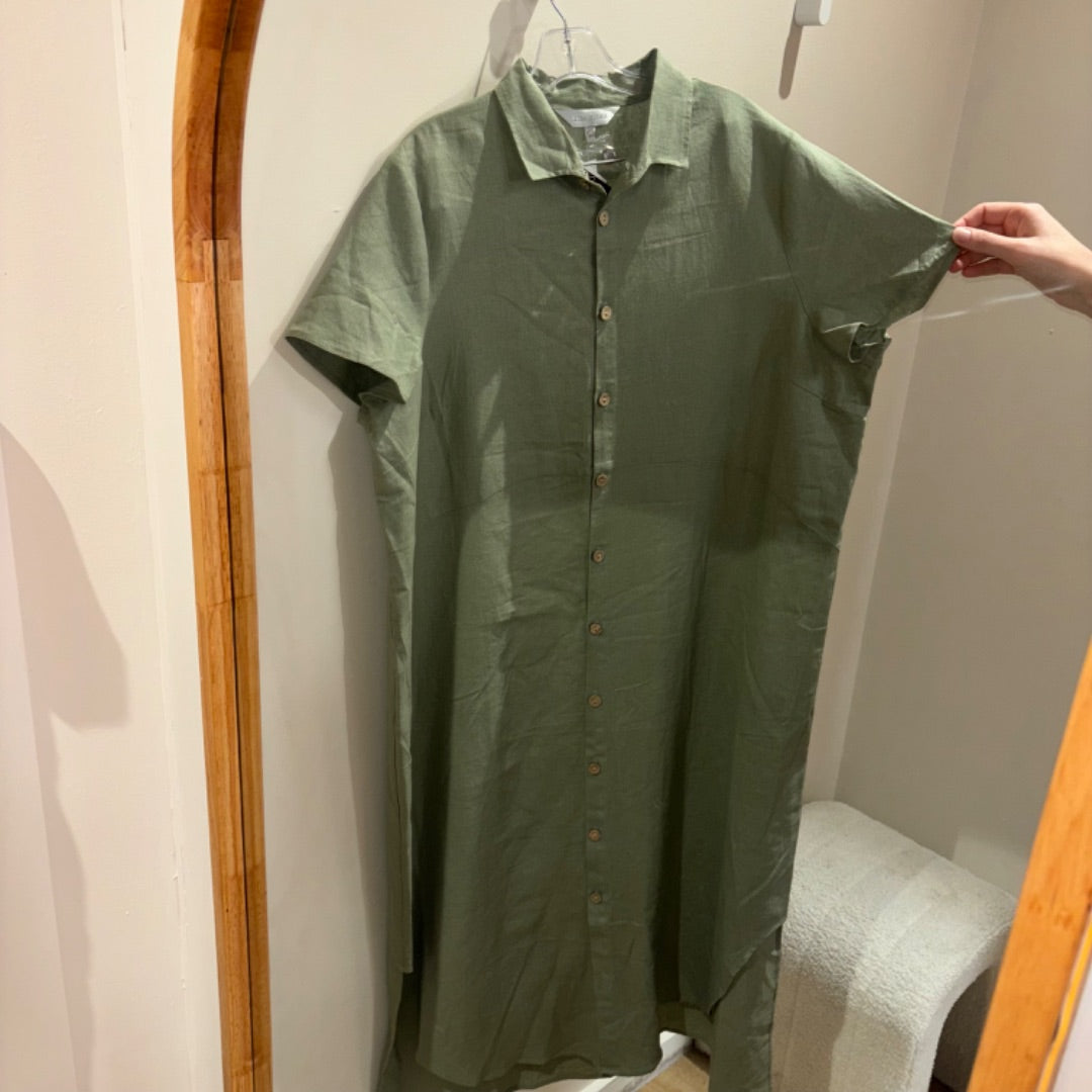 Grace Hill Linen Dress BNWT - Size 18