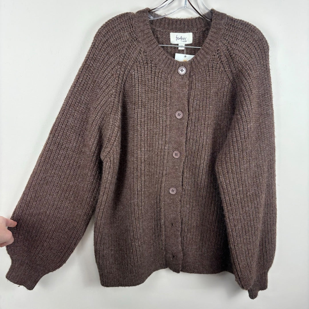 Feather + Noise Knit Cardigan - Size M/L