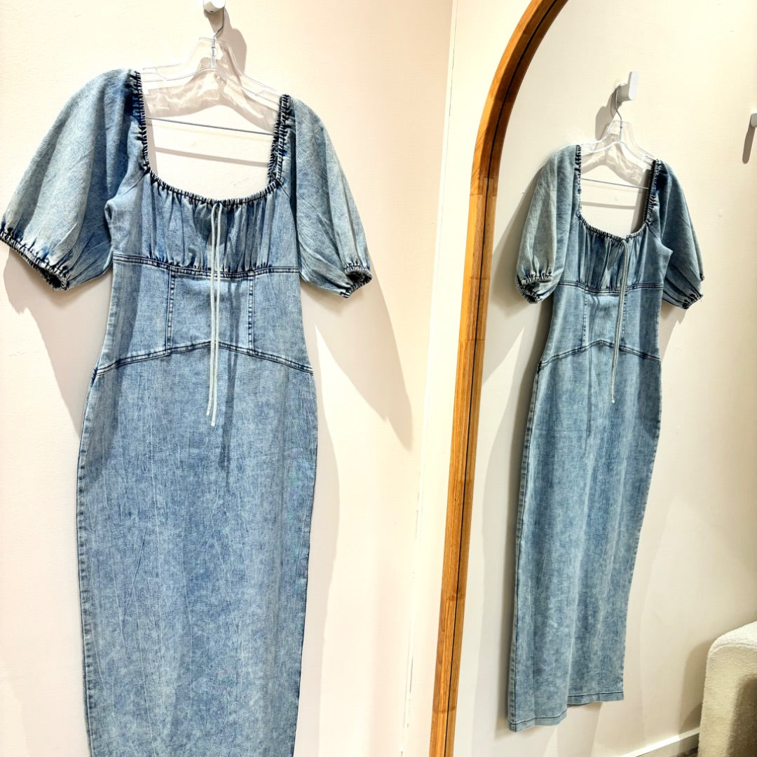 Saints + Secrets Denim Dress - Size 10