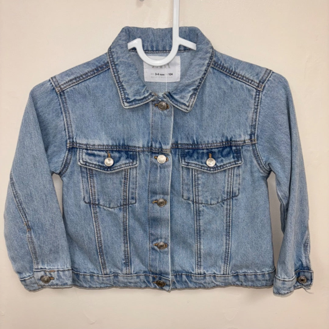 Zara Denim Jacket - Size 3-4