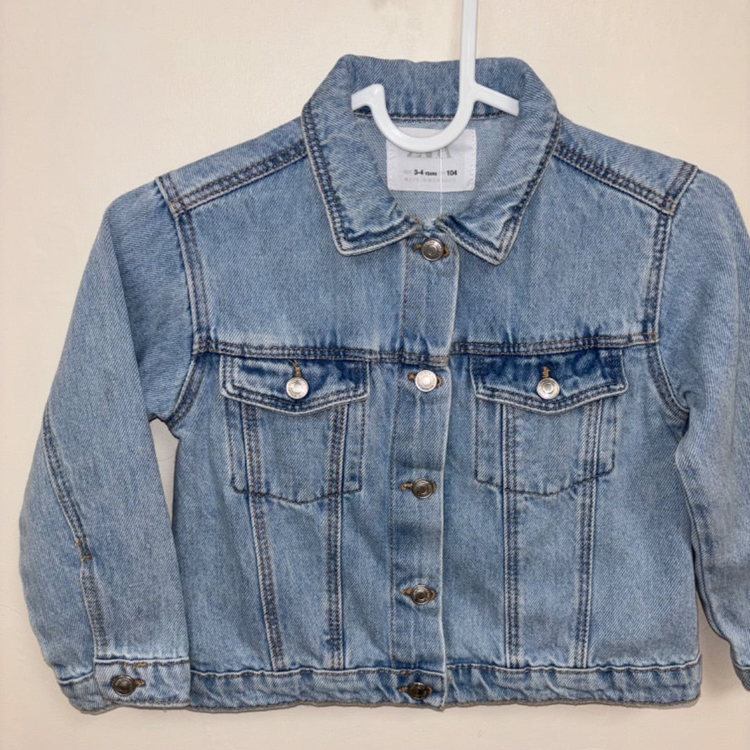 Zara Denim Jacket - Size 3-4