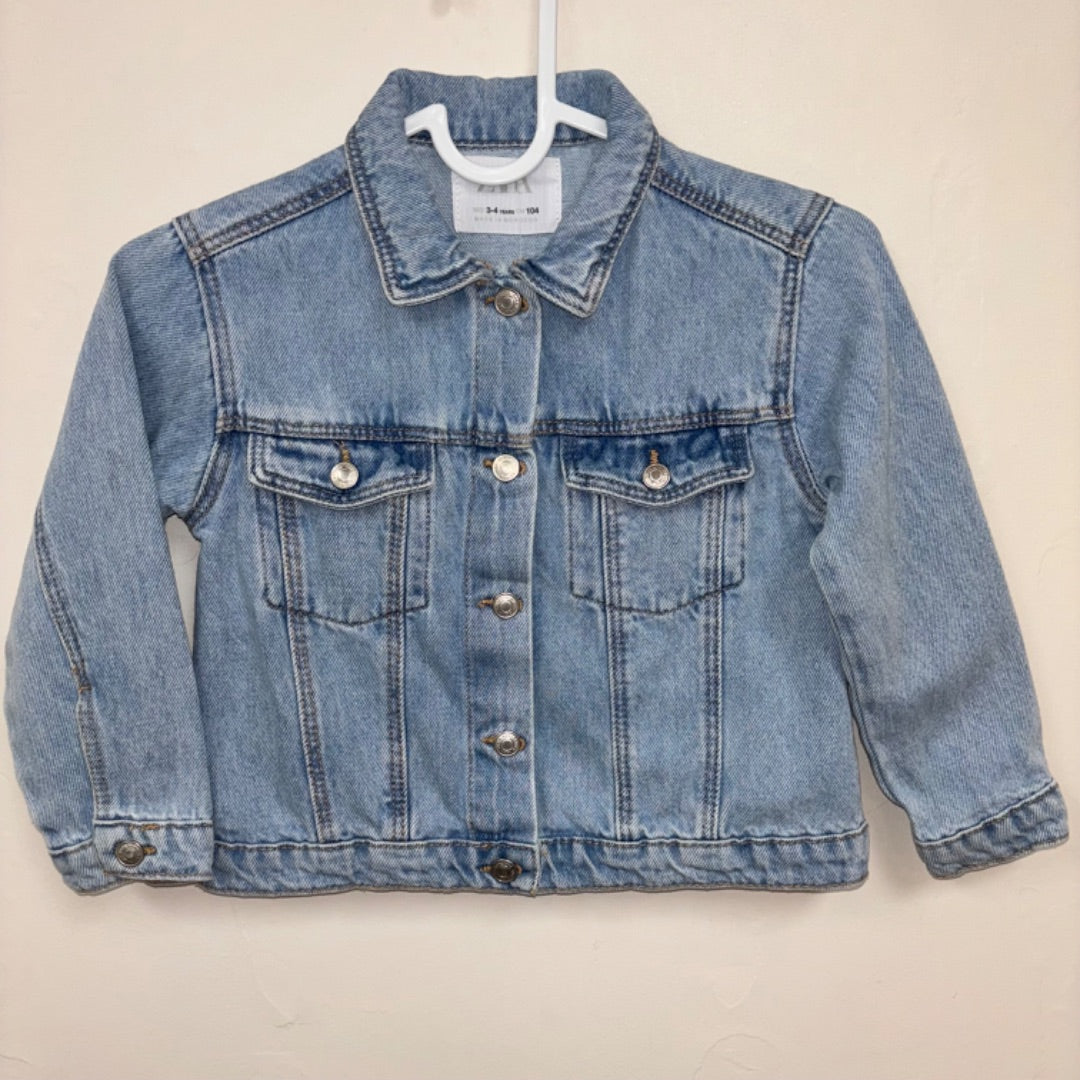 Zara Denim Jacket - Size 3-4
