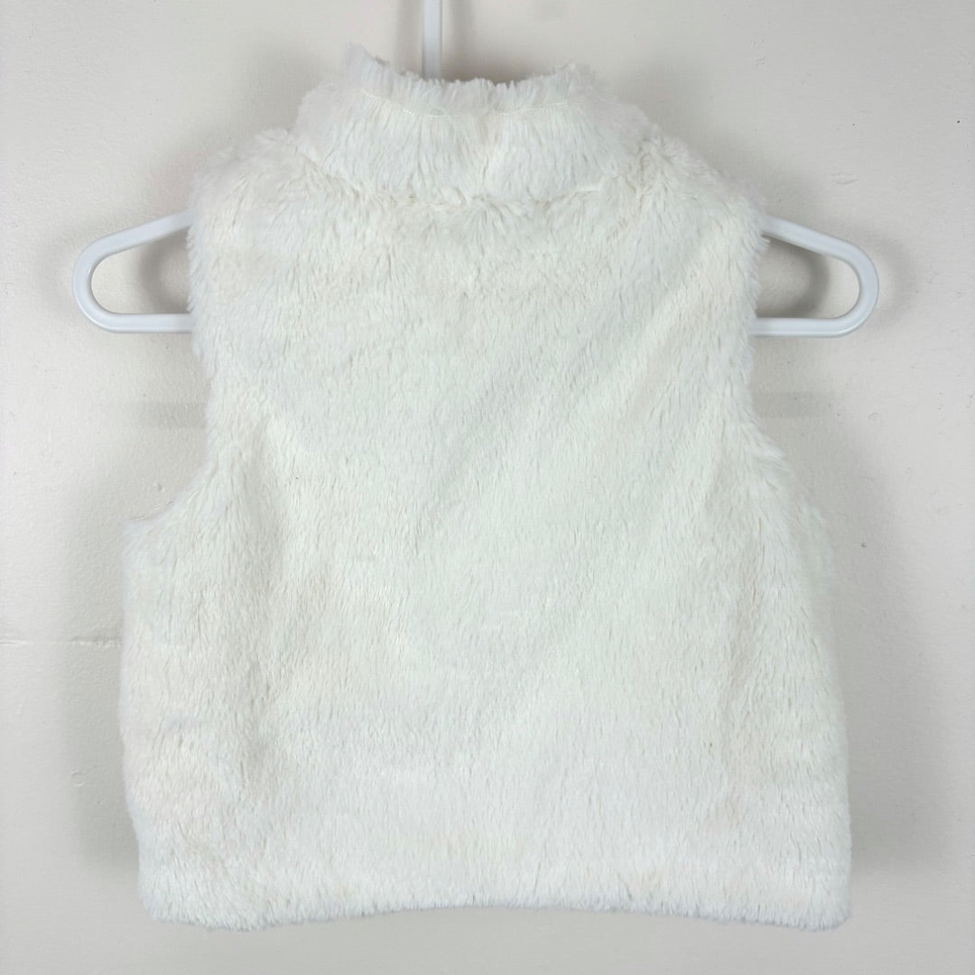 Mango Fluffy Vest - Size 0