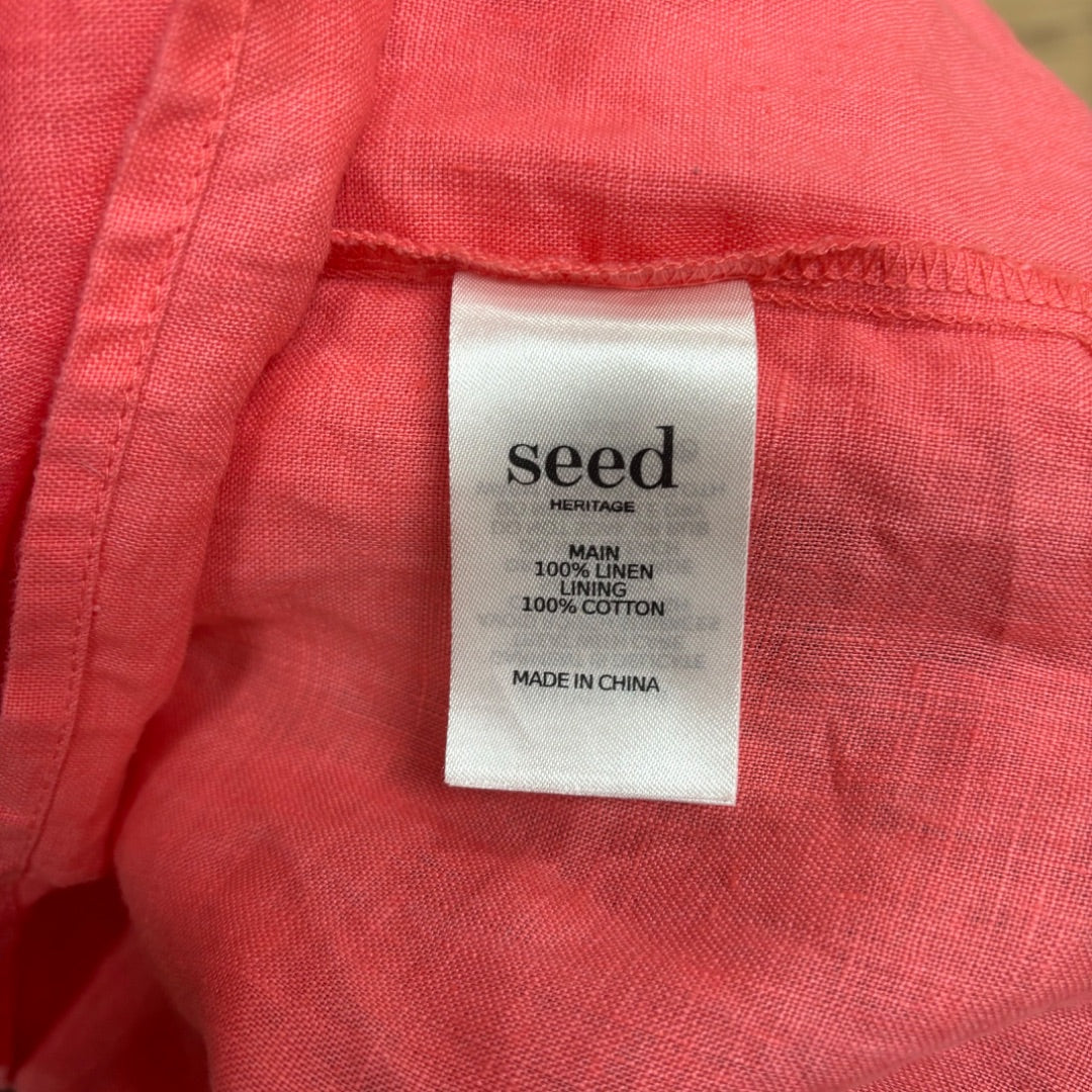 Seed Linen Dress - Size 14