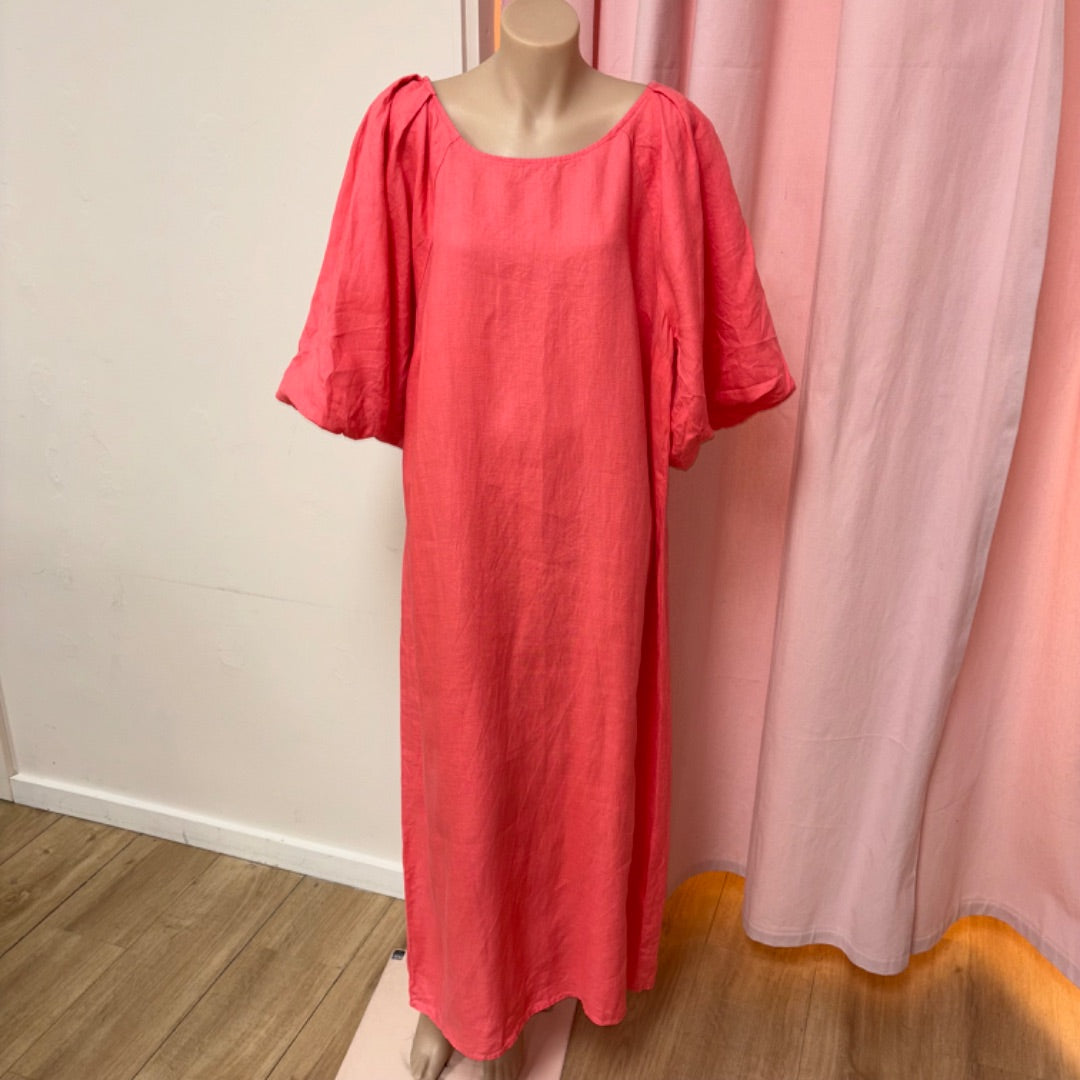 Seed Linen Dress - Size 14