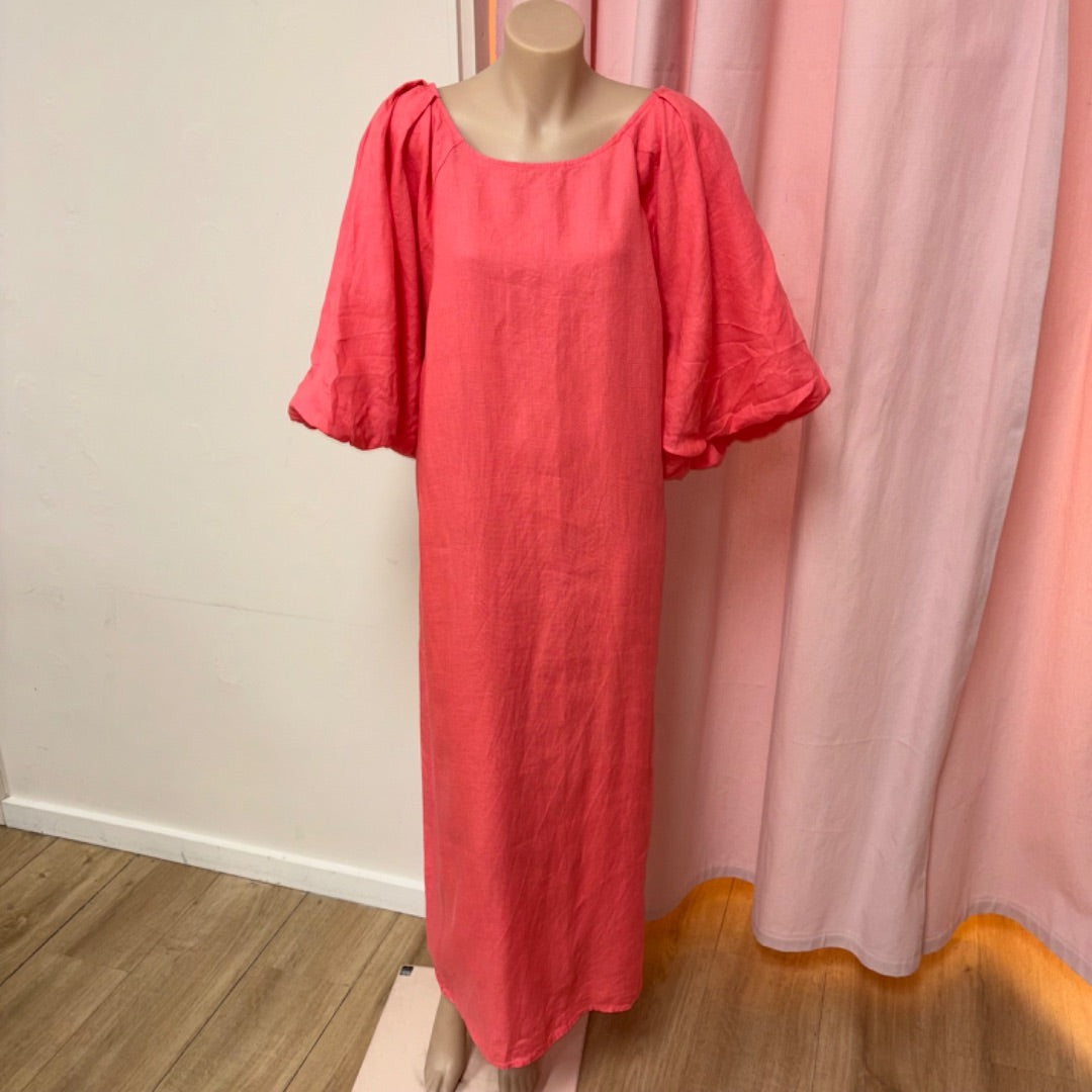 Seed Linen Dress - Size 14