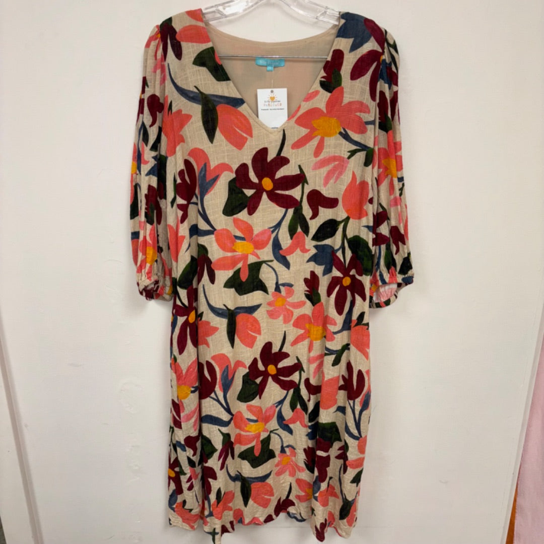 Blue Illusion Dress - Size L