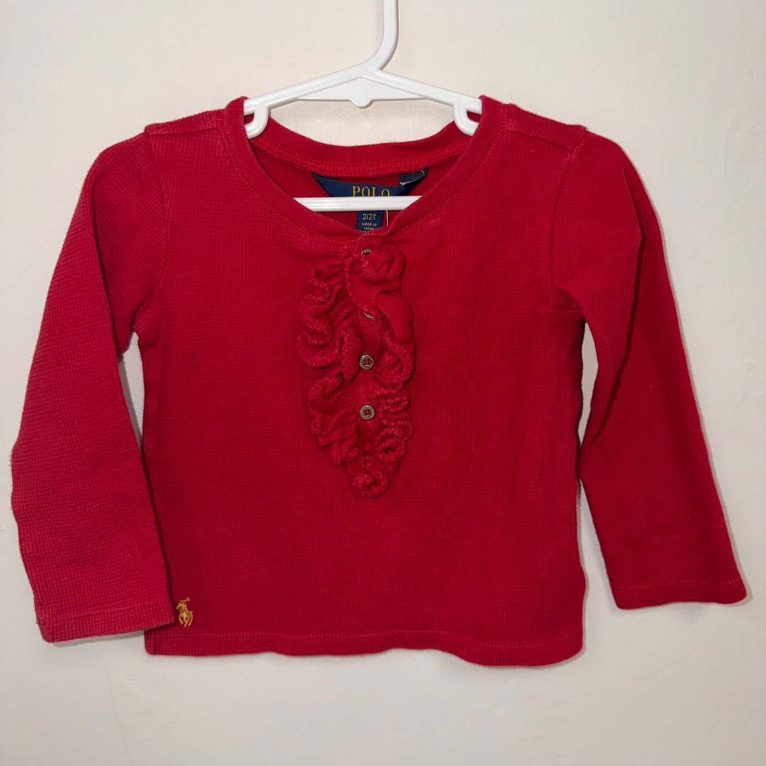 Polo Long Sleeve - Size 2-3