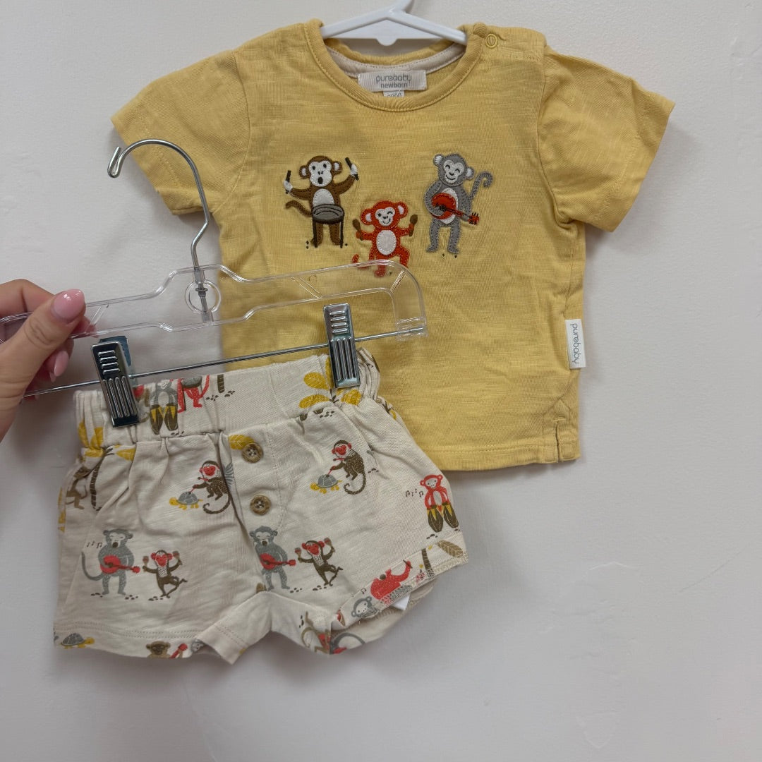 Purebaby Matching Set - Size 0000