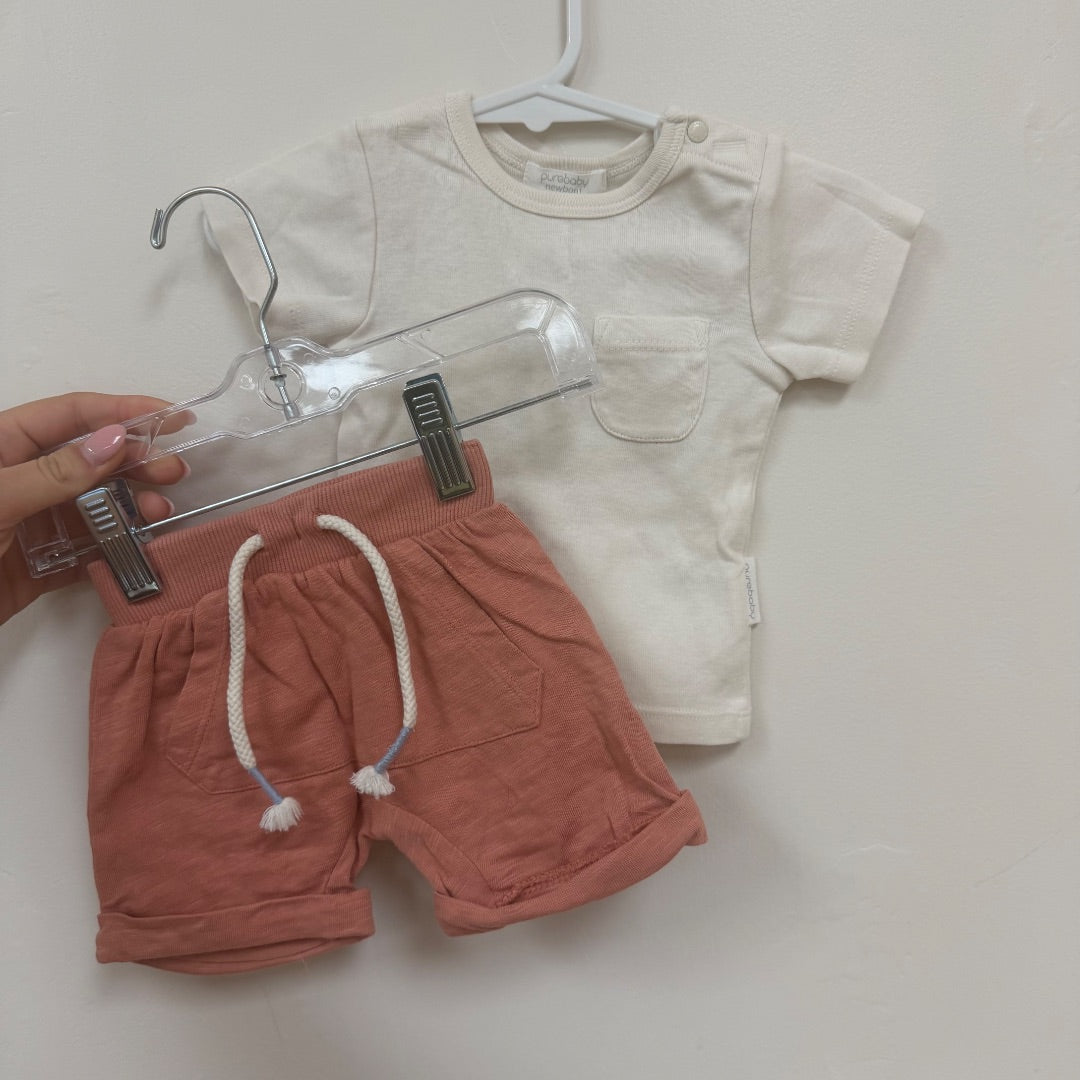 Purebaby Matching Set - Size 0000