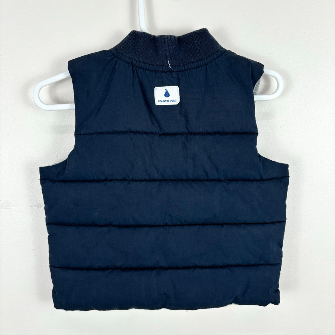Country Road Reversible Vest - Size 0