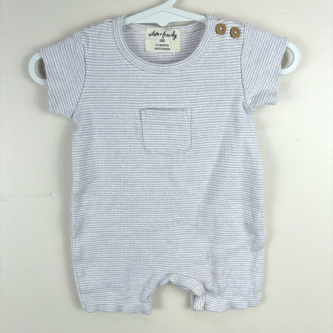 Wilson & Frenchy Short Sleeve Onesie - Size 000
